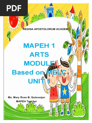 Grade 1 MAPEH1 ARTS final