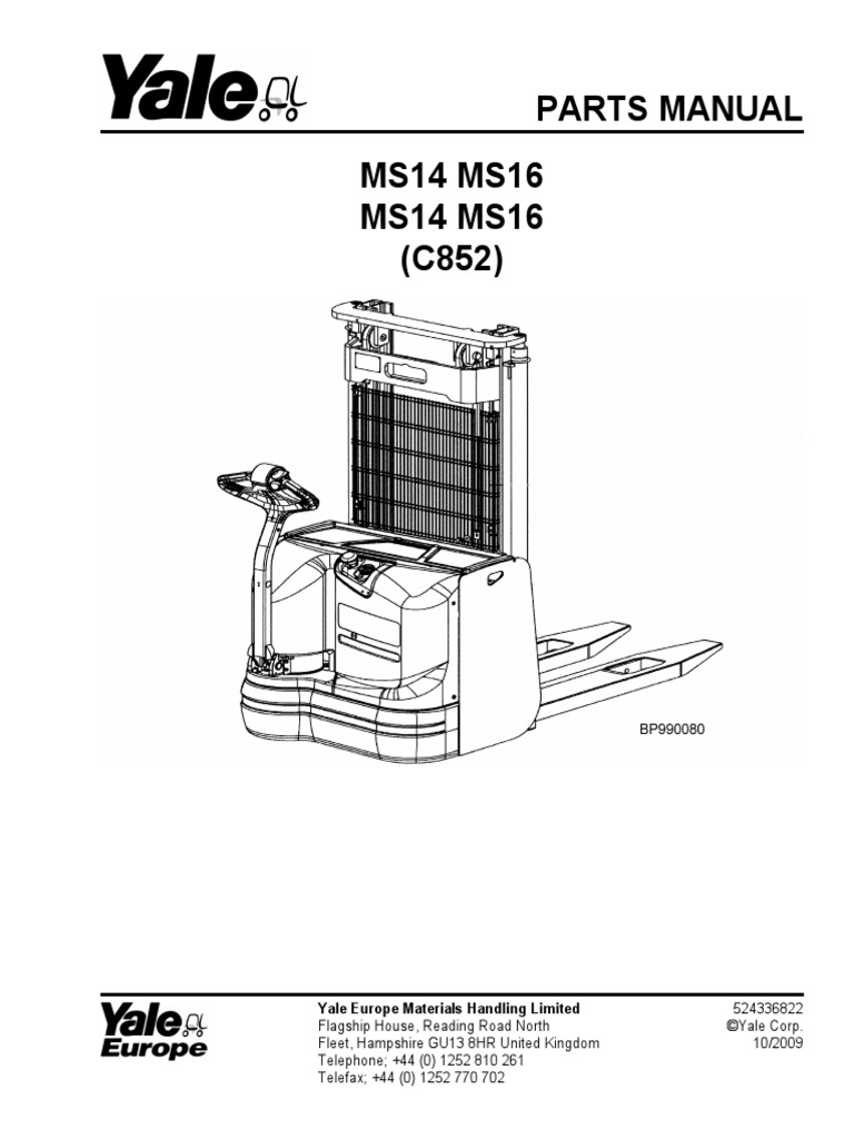 P.C. MS14-MS16 (C852) - Eng | PDF | Screw | Elevator