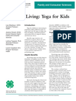 Healthy Living: Yoga For Kids: Family and Consumer Sciences