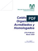 Catalogo Ibmetro Marzo de 2020