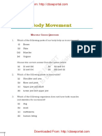 NCERT Exemplar Problems From Class 6 Science Body Movement