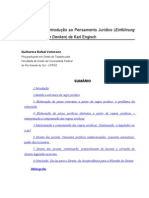 Notas Sobre A Introdução Ao Pensamento Jurídico (Einführung in Das Juristische Denken) de Karl Engisch