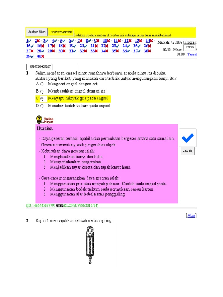 Jawapan Kertas 1 Daya Pdf
