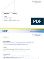 Chapter 3 Costing: - Costing - Absorption Costing - Marginal Costing - Absorption Costing Vs Marginal Costing