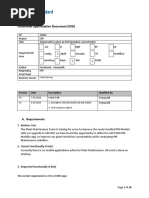 Functional Specification Document (FSD) : A. Requirements