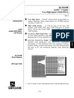 Pasic 1 Family Very-High-Speed CMOS FPGA: QL16x24B