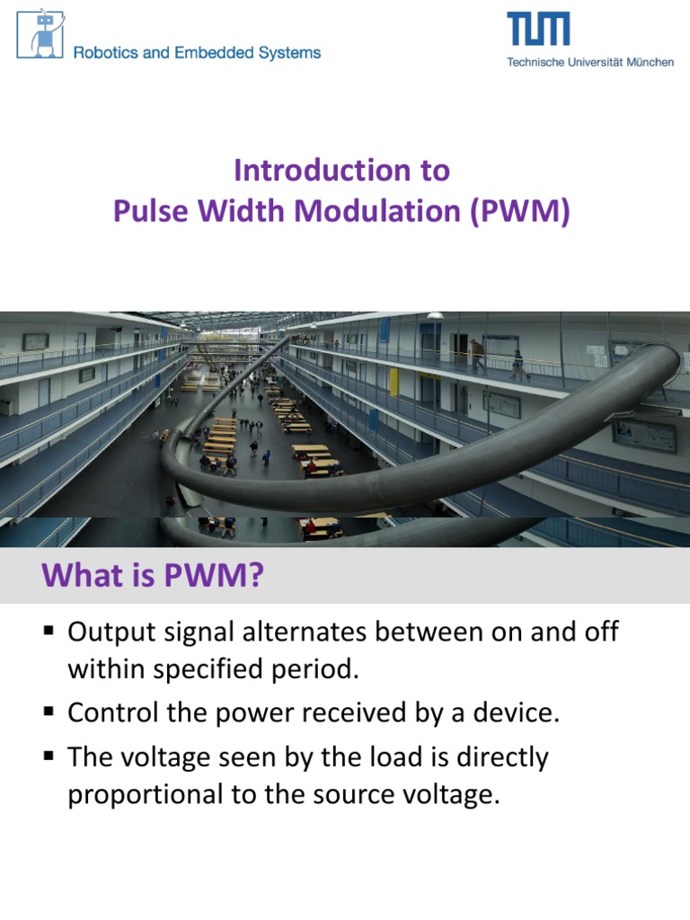 Introduction To Pulse Width Modulation (PWM) | PDF | Analogue ...