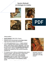 Sandro Botticelli Od Mitologije Do Mistike