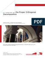 Orthogonal Decomposition Tutorial