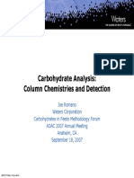 03e QA Carbohydrate Analysis - Carbohydrates - Aoac - 2007