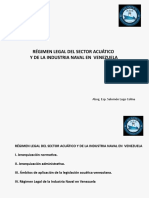 Regimen Legal Del Sector Acuatico Venezolano y de La Industria Naval