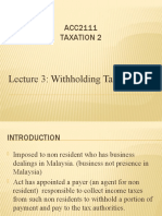 Chapter 3 - Witholding Tax