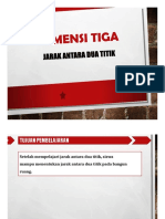 Dimensi Tiga - Jarak Titik Ke Titik