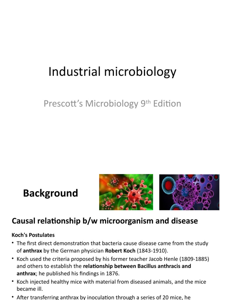 Industrial Microbiology Prescott's Microbiology 9 Edition PDF