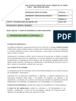 Que Es y Como Se Deasarrolla Una Población Sergio Camargo 8E