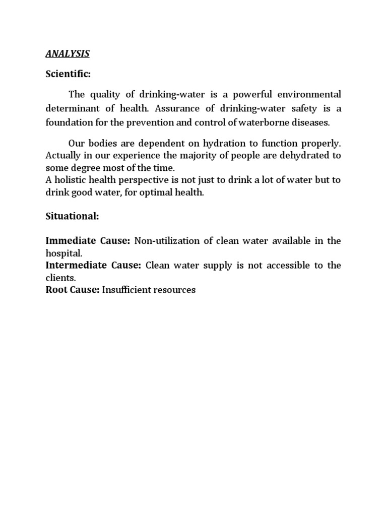 Ensuring Safe Drinking Water Access | PDF | Self-Improvement | Wellness