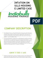 Presentation On Indiabulls Housing Finance Limited Case