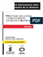IV Simposio Patologización - ACTAS JUN2013