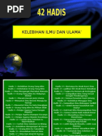 Download 40 HADIS KELEBIHAN ILMU by Abu  Harith SN4823496 doc pdf
