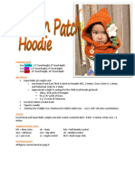 Crochet Hoodie Sizes Guide