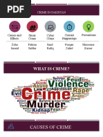 Crime in Pakistan: Causes and Effects Street Crime Cyber Crime Current Happenings Preventions