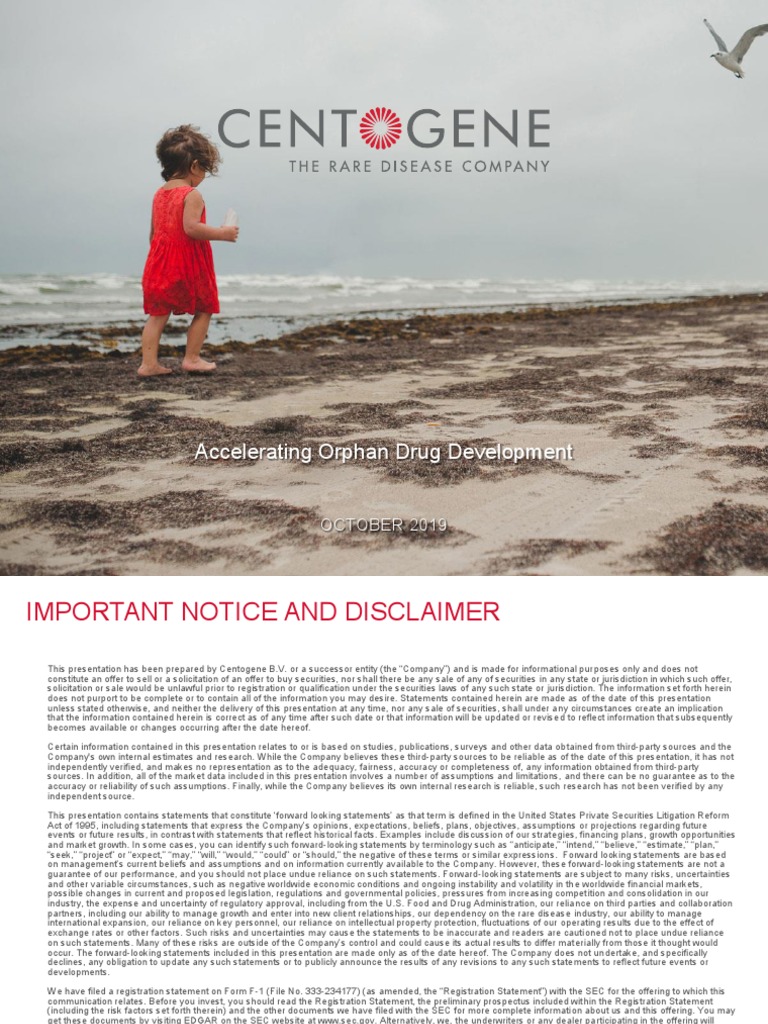 Centogene's Role in Rare Drug Development | PDF | Biomarker | Clinical ...