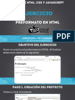 CHTML B Ejercicio 05 PreformatoHTML