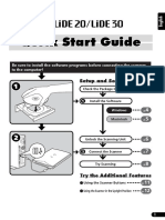 CanoScan Lide 20 Lide 30 Quick Start Guide EN