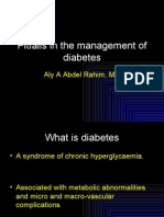 pitfalls in the managenet of diabetes