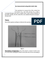 Air Flow Velocity Measurement Using Pitot-Static Tube PDF