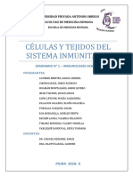 SEMINARIO 1 - CÉLULAS Y TEJIDOS DEL SIST INMUNE - COMPLETO