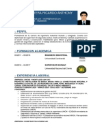 CV Documentado Ricardo - Huaman2020 T PDF