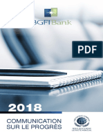 Communication Sur Le Progrès 2018 Groupe BGFIBank PDF