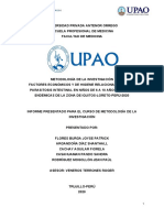 Factores económicos y de higiene en parasitosis infantil