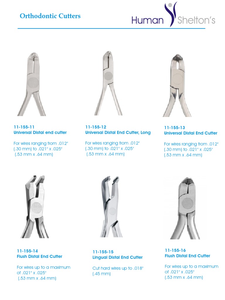 Orthodontic Instruments and Their Uses | PDF | Orthodontics | Tools