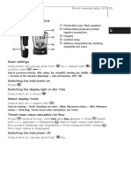 Short manual for Testo 510 differential pressure meter