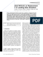 Hvof-Deposited Wccocr As Replacement For Hard CR in Landing Gear Actuators