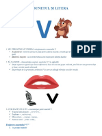 Exercitii PT Sunetul Si Litera V - FR PDF