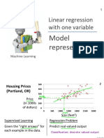 Slide 3 - Linear Regression One Variable