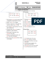 Writing 2: Cost Hit Cut Let Put