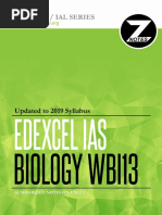 Edexcel International A Levels Biology Unit 3 Wbi13