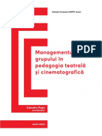 Camelia - Popa-Managementul Grupului in Pedagogia Teatrala