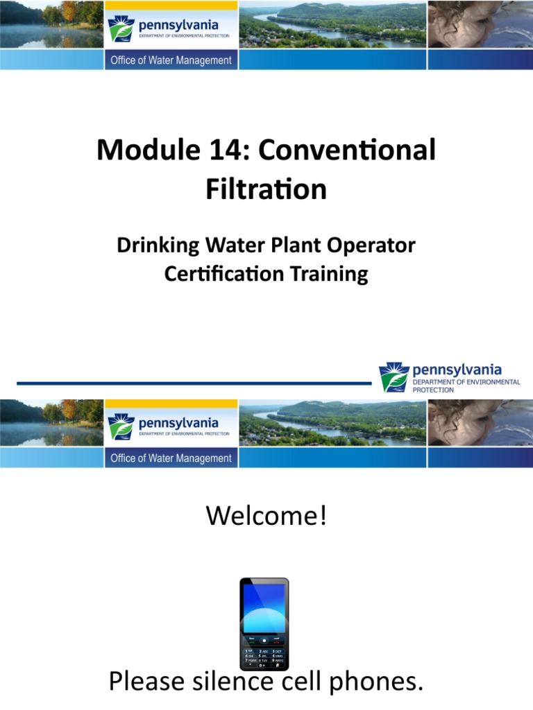 Conventional Filtration PPT Slides | PDF | Water Purification | Filtration
