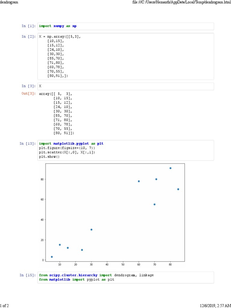 Import As: Numpy NP | PDF