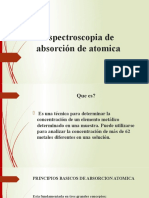 Espectroscopia de Absorción de Atomica