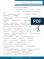 1 Articles Practice Interactive Worksheet PDF