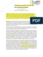 Tratamiento Del Plastico Con El Uso de Nuestro Entorno (Valentina Franco Rendón)