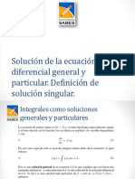 1.2. Solución de la ecuación diferencial general y particular