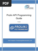 Prolin API Programming Guide (V2.4.0)