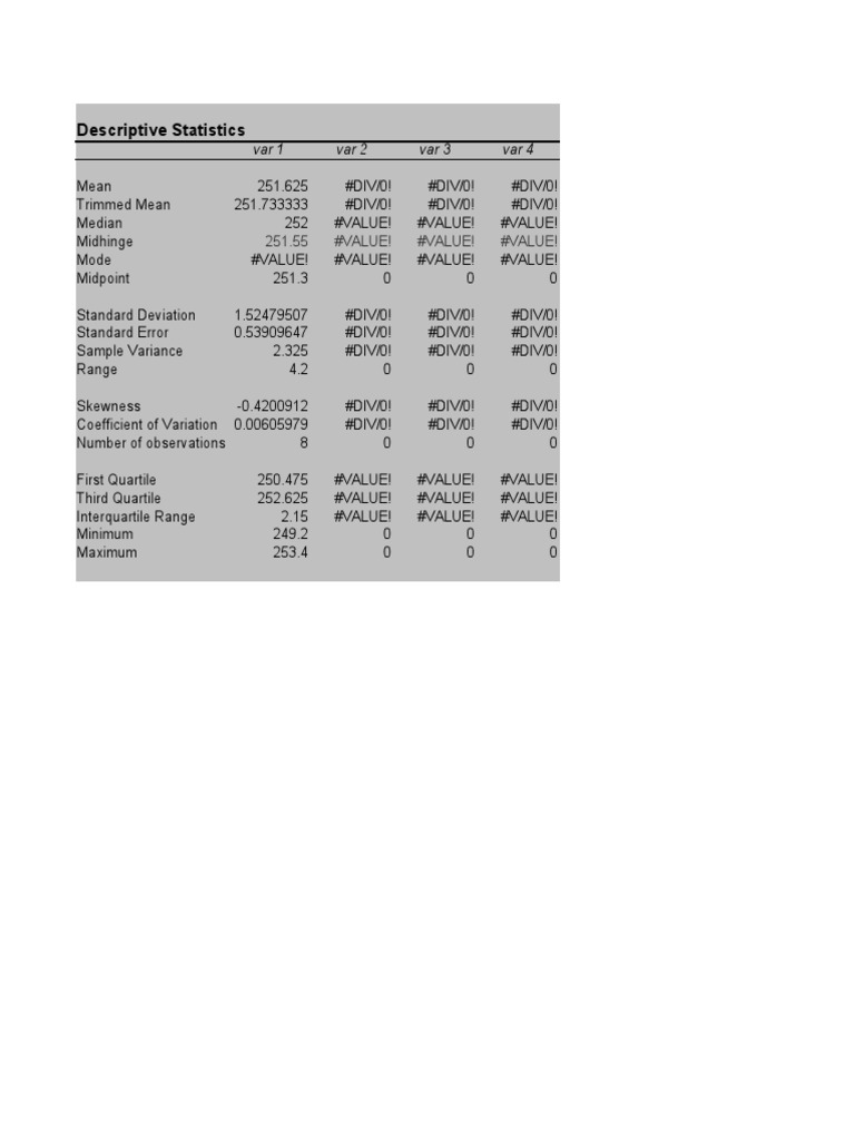 Statistical Analysis Overview | PDF | Statistical Hypothesis Testing ...